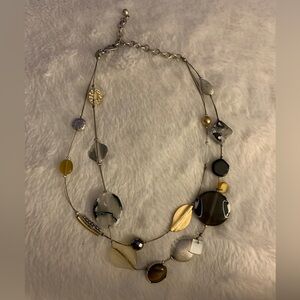 Chico’s wire and beaded necklace
